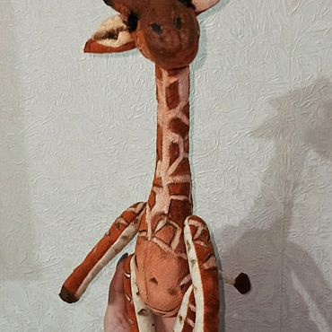 Жираф 2 Выкройка для шитья игрушки из фетра
