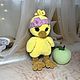 Вязаная игрушка вязаный цыплёнок. Амигуруми куклы и игрушки. Рыжий кот (магазин вязаных идей). Интернет-магазин Ярмарка Мастеров.  Фото №2