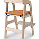 Комплект: растущий стул ALPIKA-BRAND Egoza и подушка коричневая. Мебель для детской. Alpika-brand. Интернет-магазин Ярмарка Мастеров.  Фото №2