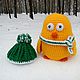 Цыпленок Мандаринка. Вязаный цыпленок. Кукольная еда. Ксения. Ярмарка Мастеров.  Фото №6