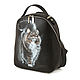 Order Leather backpack 'Charm with a fluffy tail'. Pelle Volare. Livemaster. . Backpacks Фото №3