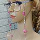 Chains for glasses: rosette. Chain for glasses. elena (luxus-stil). Online shopping on My Livemaster.  Фото №2