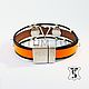 Designer leather bracelet Art:18000001. Bead bracelet. totum-tuus. Online shopping on My Livemaster.  Фото №2