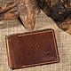 Зажим для денег «Агами» (MS12). Зажимы. Дмитрий Соловьев | MILARIS Leathercraft. Ярмарка Мастеров.  Фото №6