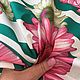 Заказать Ткань хлопок "Герберы" Италия. Отрез 2,30. Fiore Di Seta.  Итальянские ткани!. Ярмарка Мастеров. . Ткани Фото №3