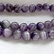 Amethyst beads smooth ball 8mm. Beads of amethyst, Beads1, Dolgoprudny,  Фото №1