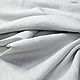 Итальянские ткани. Лен светло-серый. Ткани. БАРХАТ Итальянские ткани (barhat-tkani). Ярмарка Мастеров.  Фото №6