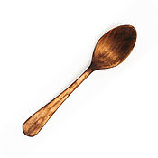 Посуда handmade. Livemaster - original item Wooden tea spoon made of Siberian Cedar. L26. Handmade.