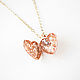 Order Heart pendant with cubic zirconia, heart pendant, opening pendant. Irina Moro. Livemaster. . Pendant Фото №3