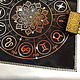 Tablecloth for divination 52h52 cm with print ' Astro black', Ritual tablecloth, Noginsk,  Фото №1