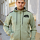 Khaki hoodie men's ARMA, military hoodie camouflage with hood, Sweatshirts for men, Novosibirsk,  Фото №1