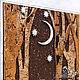 Panel of cork "Hedgehog in forest". Pictures. corkdesigner (corkdesigner). Online shopping on My Livemaster.  Фото №2