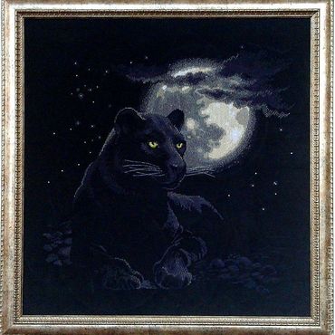 Картины и панно ручной работы. Ярмарка Мастеров - ручная работа Пантера. Handmade.