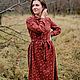 Теплое бордовое платье, повседневное, с длинным рукавом, на осень, Платья, Томск,  Фото №1