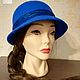 Order Felted hat ' Blue wave'. Oksana Moleva. Livemaster. . Hats1 Фото №3