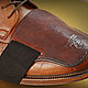 Мотозащита для обуви коричневая "Харлей", Аксессуары для обуви, Оренбург,  Фото №1