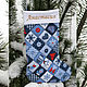 Personalized gift with embroidery New Year's Christmas sock to order. Christmas sock. irina-cross-stitch. Online shopping on My Livemaster.  Фото №2