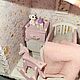 Чемоданчик для самых самых маленьких принцесс))). Кукольные домики. Екатерина. Кукольная миниатюра. Ярмарка Мастеров.  Фото №5