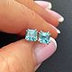 Серьги с цирконом Камбоджа 2.30 ct. Натуральные камни. Серьги классические. Елена. Ярмарка Мастеров.  Фото №8