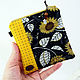 Mini Cosmetic Bag with zipper Sunflowers 1, Beauticians, St. Petersburg,  Фото №1