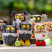 Куклы и игрушки handmade. Livemaster - original item Crazy Owls. Handmade.