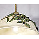 Ceiling lamp Olive branch. Chandeliers. Elena Zaychenko - Lenzay Ceramics. My Livemaster. Фото №4