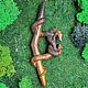 Трубка для Рапэ: Тэпи. Кобра. Дерево Соно. Трубка для рапэ. Shamanic-staff. Интернет-магазин Ярмарка Мастеров.  Фото №2