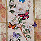 Embroidered picture "Butterfly on a flower.", Pictures, Novosibirsk,  Фото №1