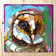 Paintings with birds - oil, hardboard. Set of 3 paintings. Pictures. Lifia Art. Online shopping on My Livemaster.  Фото №2