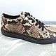 Кеды женские из кожи питона. Кеды. LLASEN-SHOES. Ярмарка Мастеров.  Фото №5
