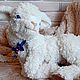  Овечка. Реалистичная игрушка. Мягкие игрушки. Igrushki-s-dushoj-irina. Интернет-магазин Ярмарка Мастеров.  Фото №2