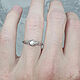 Необычное кольцо для помолвки, кольцо с камнем в подарок. Кольцо помолвочное. Обручальные кольца 'go_LD'. Интернет-магазин Ярмарка Мастеров.  Фото №2