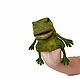 Order A Frog glove toy for a child's hand. Puppets. AnzhWoolToy (AnzhelikaK). Livemaster. . Puppet show Фото №3