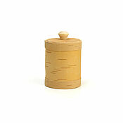 Для дома и интерьера handmade. Livemaster - original item Pure birch bark tues D6 H8. Jar for painting. Art.3055. Handmade.