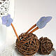 Wooden hairpin made of beech with a real Hydrangea flower Eco. Hairpin. WonderLand. My Livemaster. Фото №5