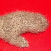 Аксессуары handmade. Livemaster - original item Mittens out of dog fur 