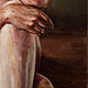 Seated Nude. Oil painting. Pictures. Andrej Smolenskij. Kartiny (andreysmolensky). Ярмарка Мастеров.  Фото №5