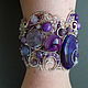 Bracelet Amethyst Midnight (option). Bead bracelet. color of magic. Online shopping on My Livemaster.  Фото №2