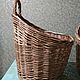 Order Basket hanging wicker from a vine. Elena Shitova - basket weaving. Livemaster. . Basket Фото №3