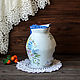 Large jug ceramic ' Summer in the country '. Pitchers. painting and decoupage from Marina (sovaj). My Livemaster. Фото №5