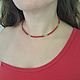 Чокер из коралла «Amazon». Чокер. Olga Kokina_jewelry. Ярмарка Мастеров.  Фото №5