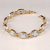 Украшения handmade. Livemaster - original item Bracelets made of gold 585 with precious and semi-precious stones. Handmade.