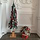 Елка. Королевская. Новогодние сувениры. Кумпан Юлия FLOWERS  ACCESSORIES. Интернет-магазин Ярмарка Мастеров.  Фото №2