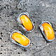 Jewelry set with amber made of 925 silver ALS0027. Jewelry Sets. Sunny Silver. Online shopping on My Livemaster.  Фото №2