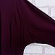 Винтаж: Платье прямое с поясом / миди / бордо. Платья винтажные. ВИНТАЖ + handmade. Интернет-магазин Ярмарка Мастеров.  Фото №2