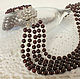 Obsession - Multi-row necklace natural garnet, Necklace, Khimki,  Фото №1