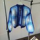 Carribean Blue. Жакеты. Alena-radko. Интернет-магазин Ярмарка Мастеров.  Фото №2