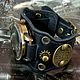 Steampunk wristwatch 'Bronze Skeleton-V' mechanics. Watches. Neformal-World. My Livemaster. Фото №4