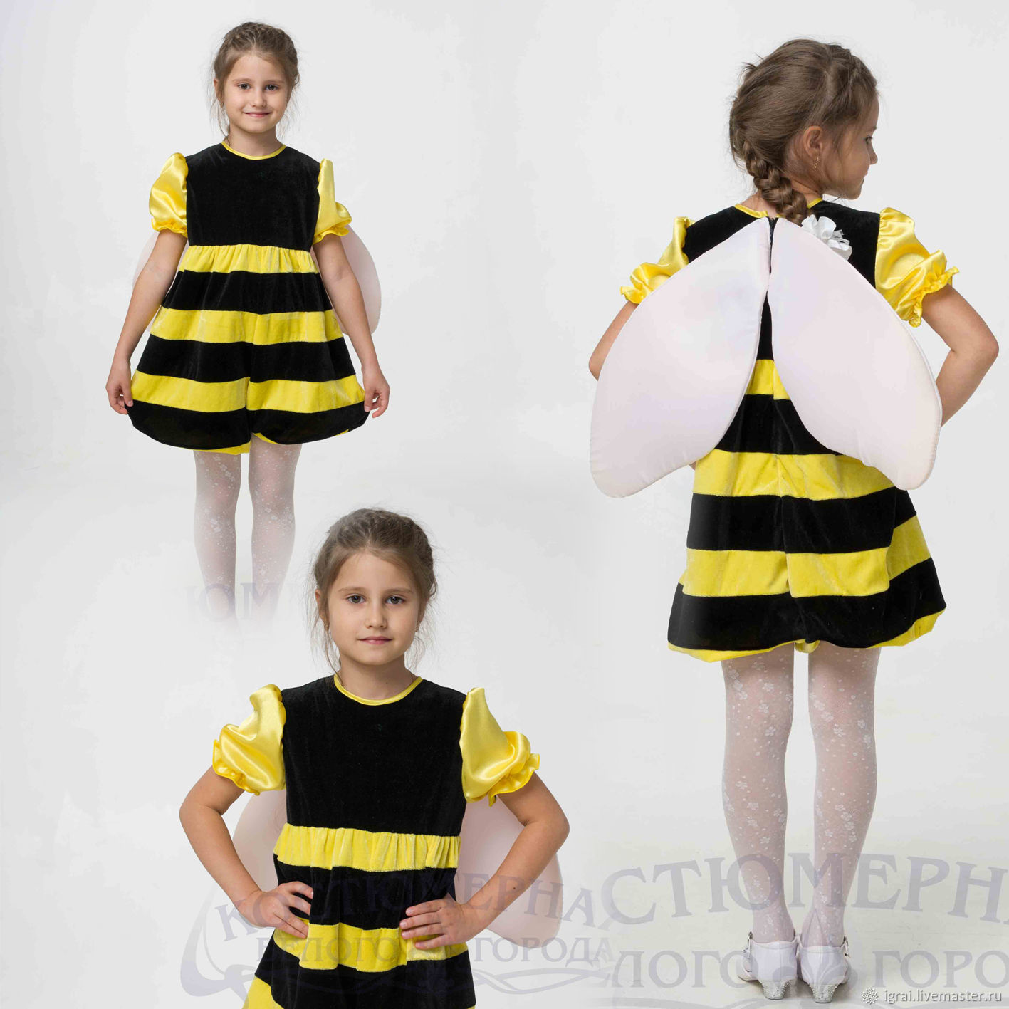 Новогодний костюм пчелки для девочки
