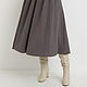 Grey nettle skirt below the knees. Skirts. ivavavilonskaya. Online shopping on My Livemaster.  Фото №2